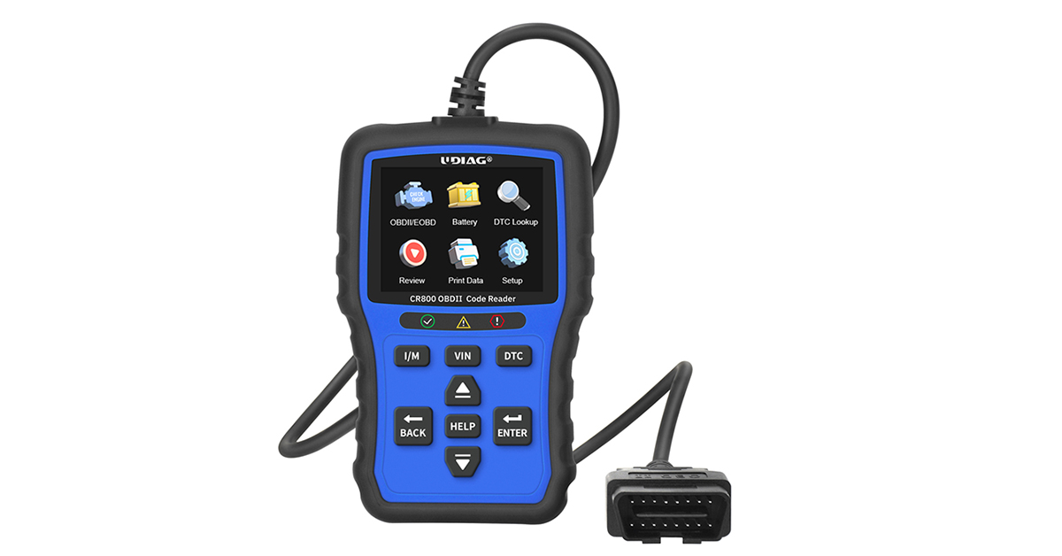 Udiag CR800 Entry-Level OBDII Code Reader With appearance patent, the quality is industry-leading