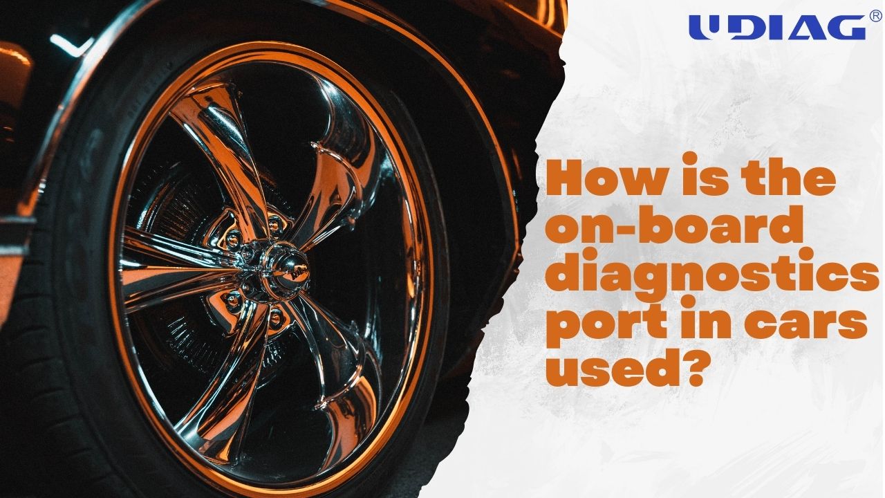 How is the on-board diagnostics port in cars used?