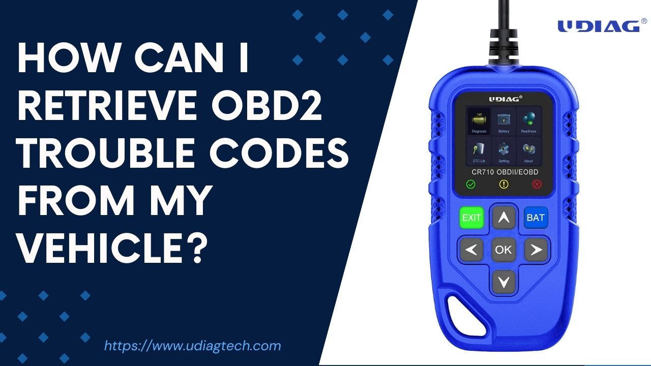 How can I retrieve OBD2 trouble codes from my vehicle?