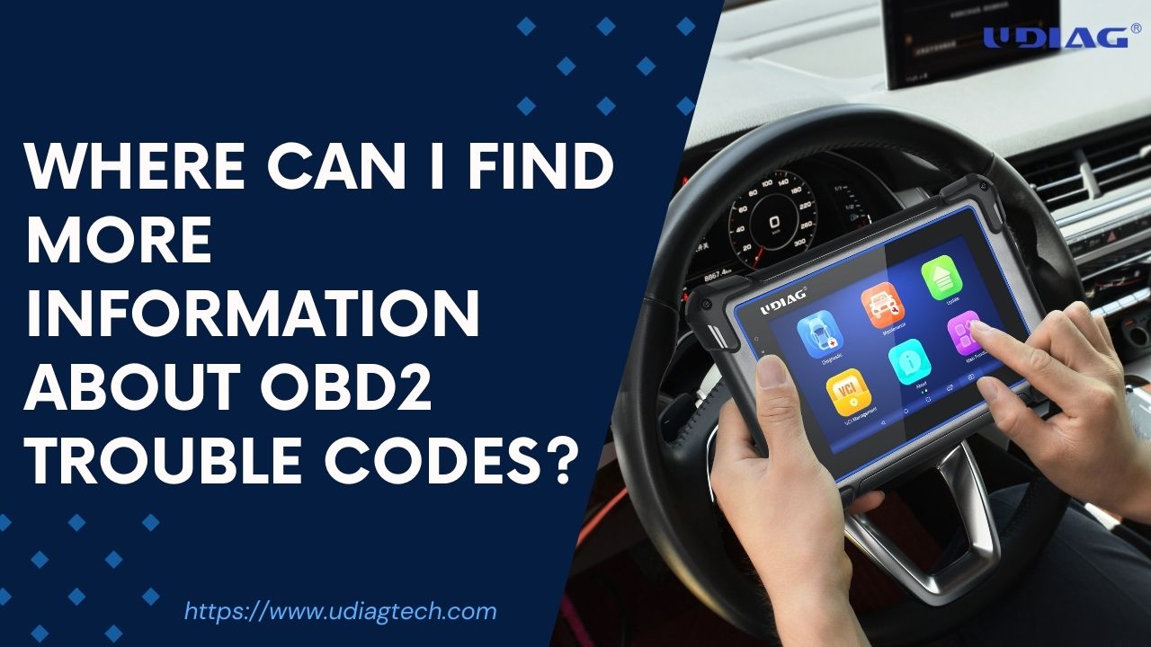 Where can I find more information about OBD2 trouble codes?