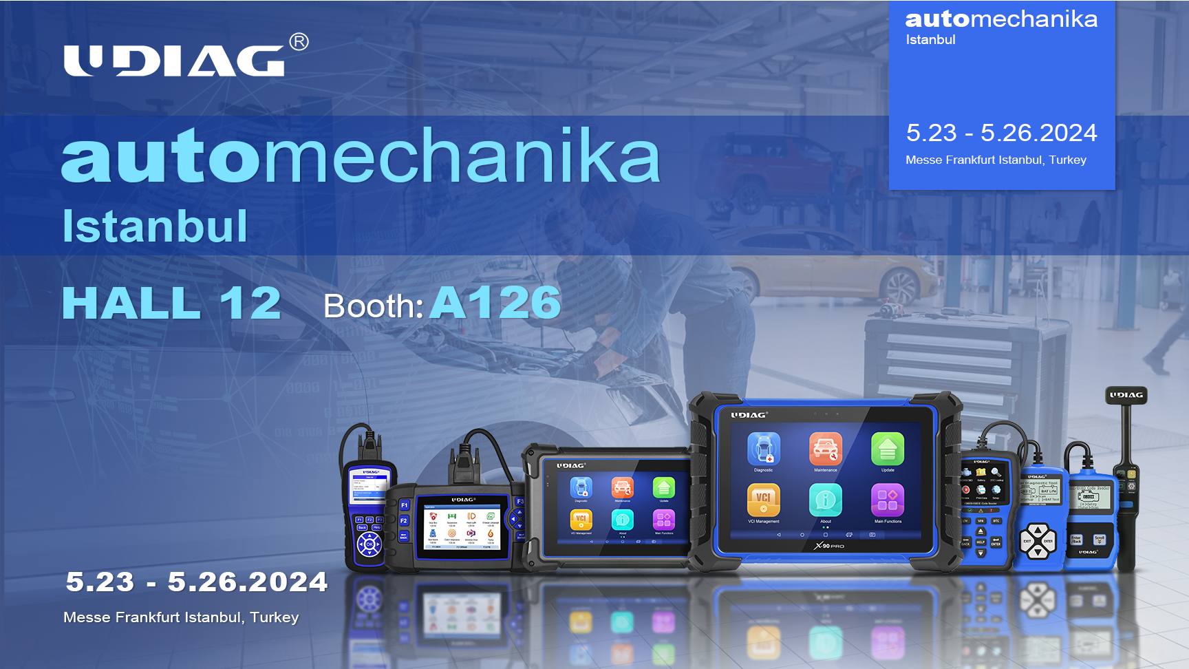 Automechanika Istanbul 2024 in Turkey from May 23th to 26th