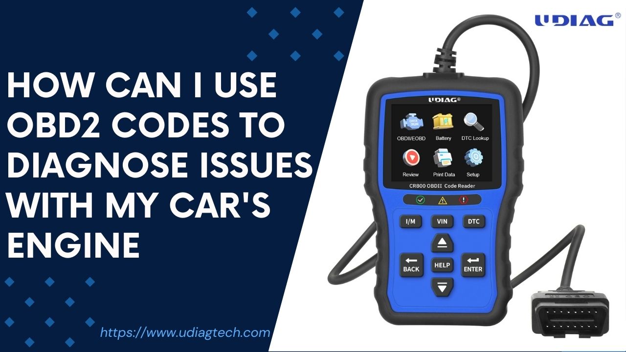 How can I use OBD2 codes to diagnose issues with my car’s engine