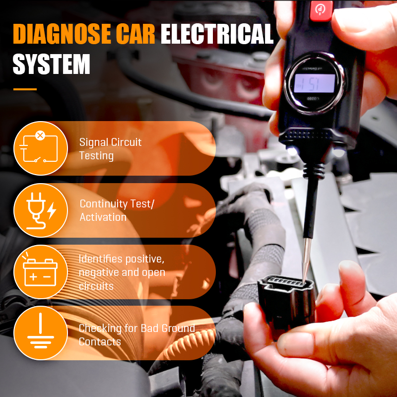 UDlAG CD200 Vehicle Circuit Detector & Electrical System Diagnostic Tool