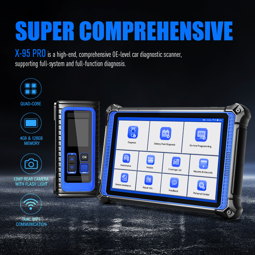 X-95 PRO OE-Level Full System Diagnostic Tool