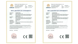 A series automotive diagnostic certificate