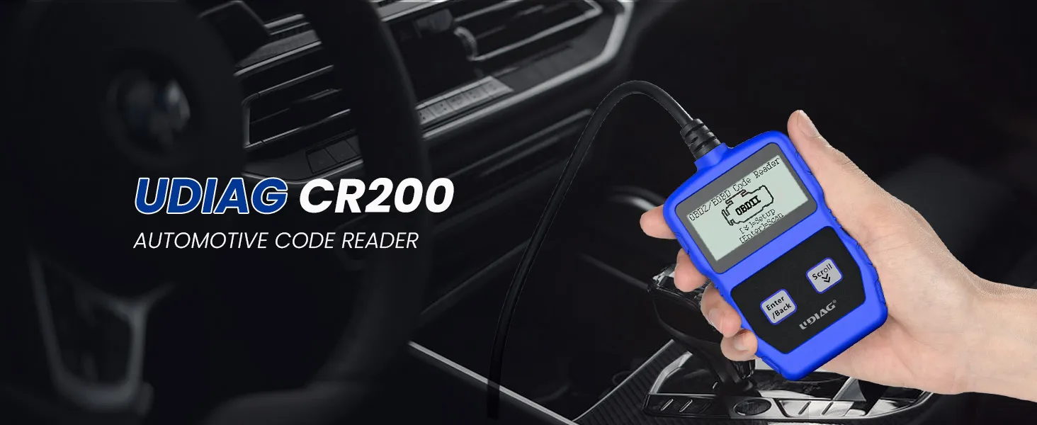 CR200 car code reader with multilingual diagnostic support