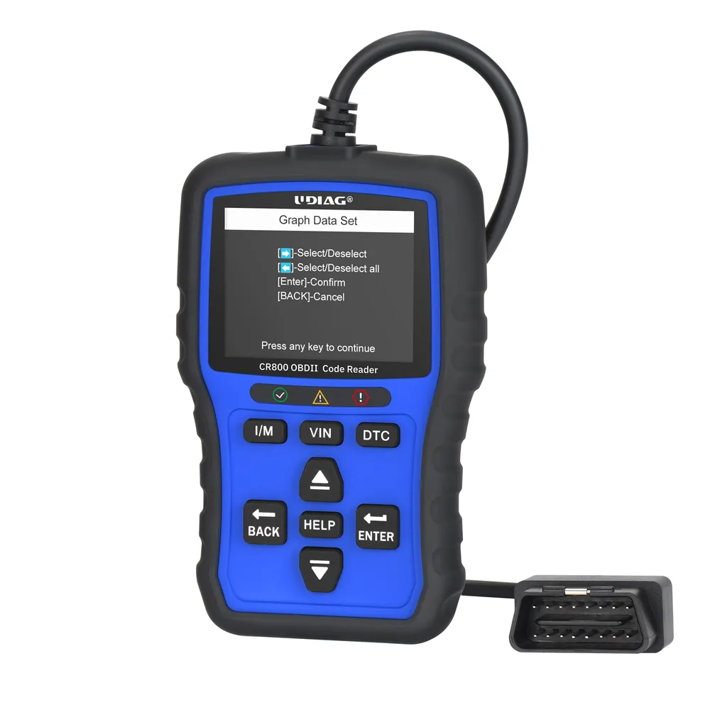 CR800 entry-level OBDII automotive code reader for basic vehicle diagnostics